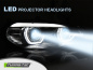 Preview: VOLL LED Angel Eyes Scheinwerfer für BMW X5 E70 07-13 schwarz